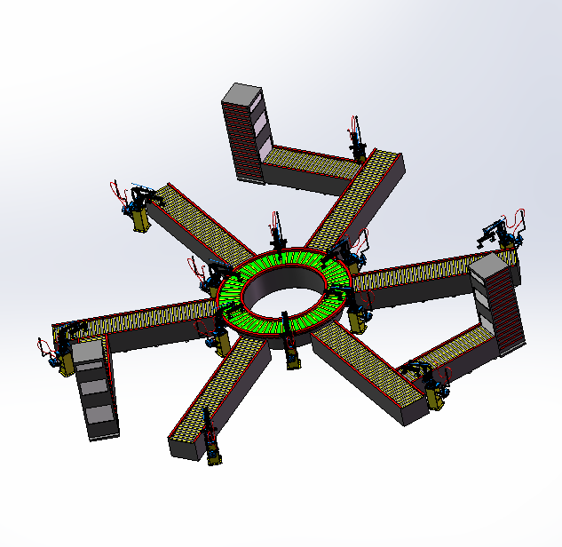 大件物品分拣生产线设计sw17可编辑