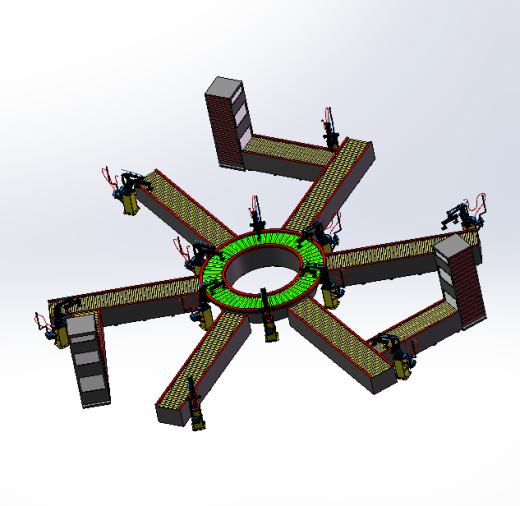 大件物品分拣生产线设计sw17可编辑缩略图