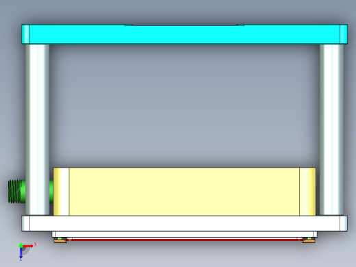 冲压件外壳铣内腔治具模型俯视缩略图