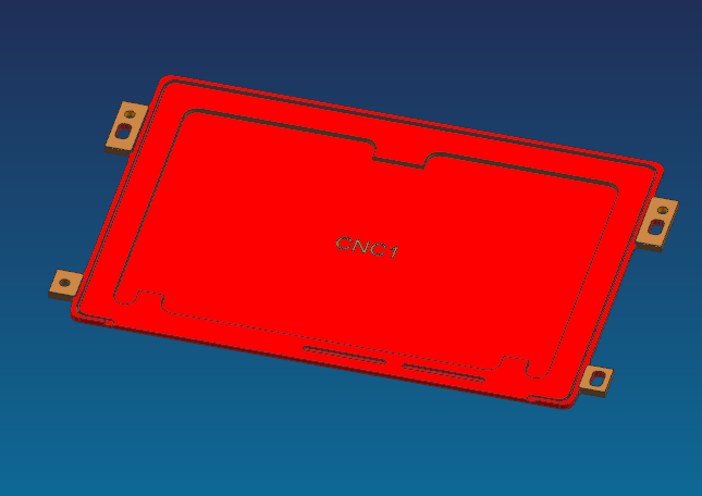 冲压件外壳铣内腔治具模型
