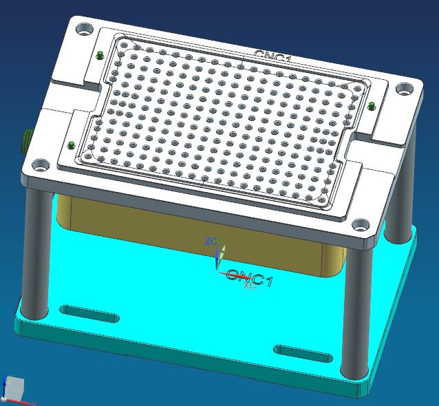 冲压件外壳铣内腔治具模型