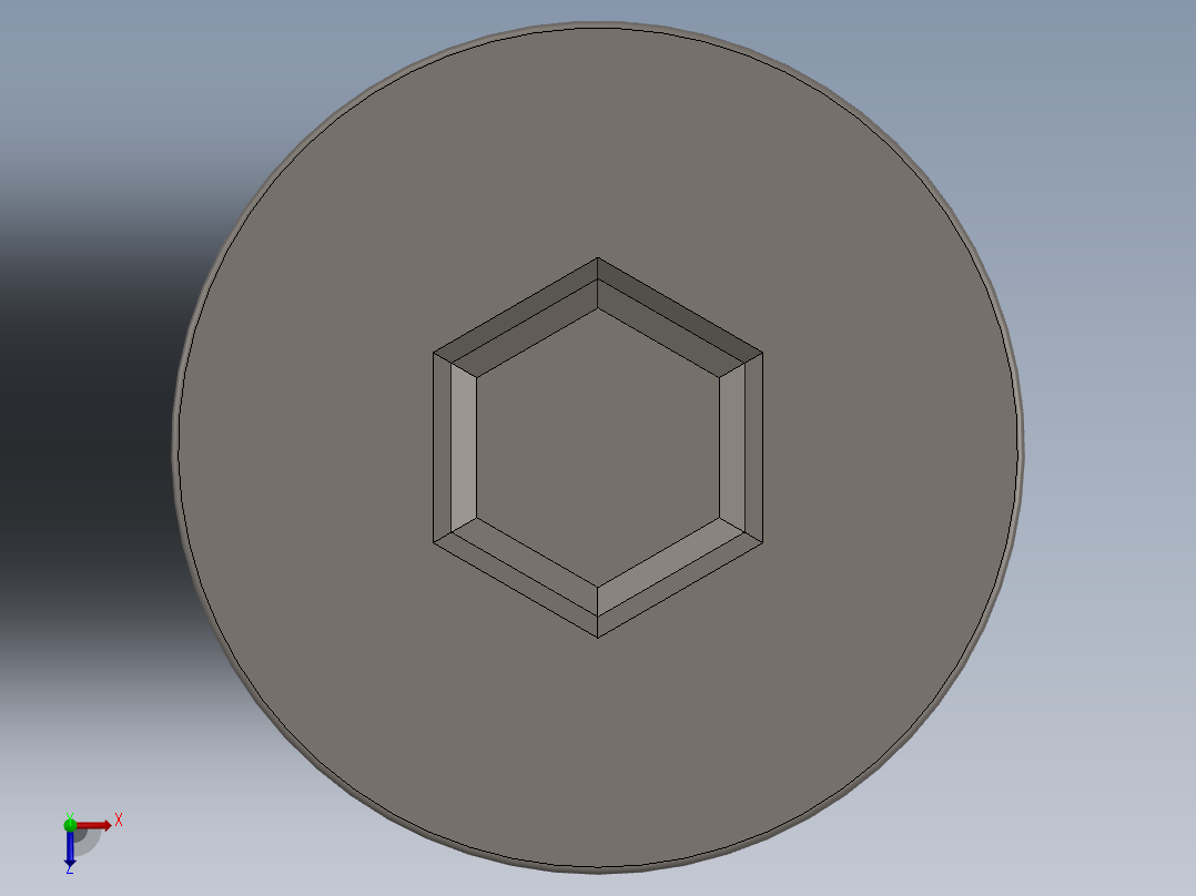 Screw_ISO_10642_M12x60_A2.SLDPRT俯视图