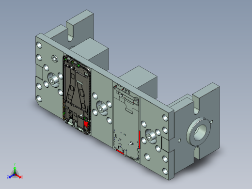 手机后盖铣内侧避位程序模型