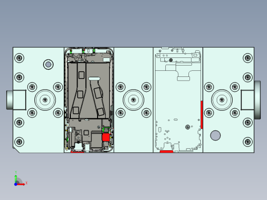 手机后盖铣内侧避位程序模型前视缩略图