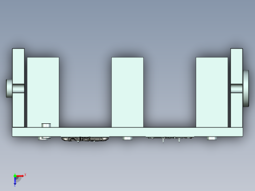 手机后盖铣内侧避位程序模型俯视缩略图