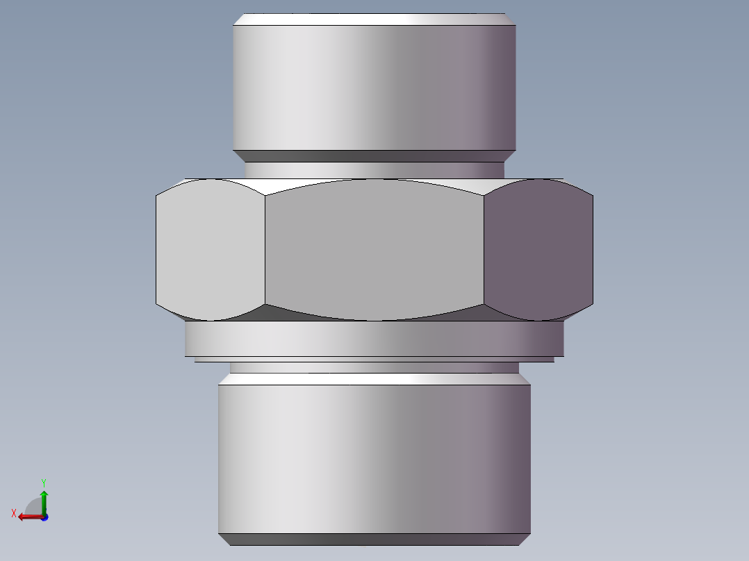 英制管螺纹ED密封、1DB-24-12WD后视图