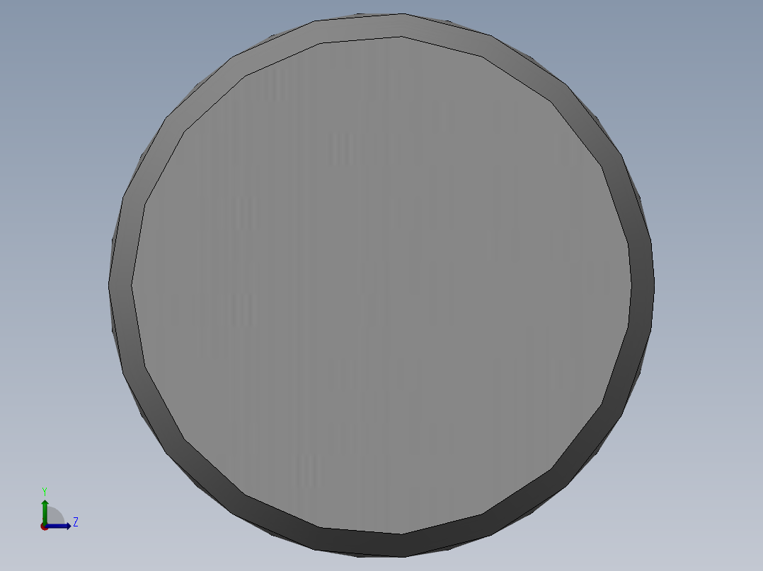 GB／T119-2000圆柱销A型4×14左视图