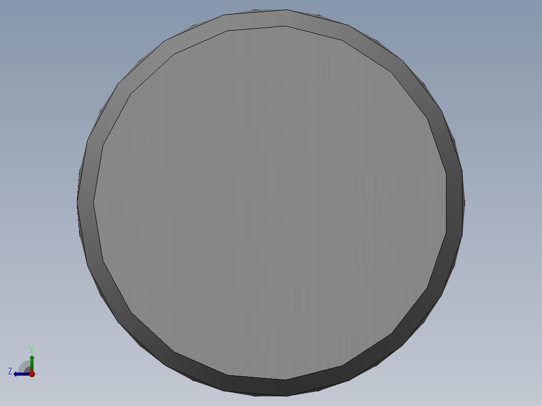GB／T119-2000圆柱销A型4×14右视图