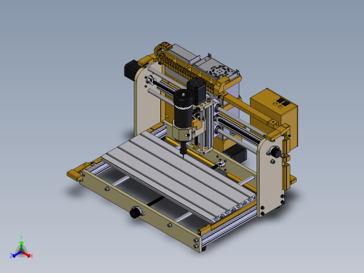 CNC 4018 Pro雕刻机正等轴测缩略图