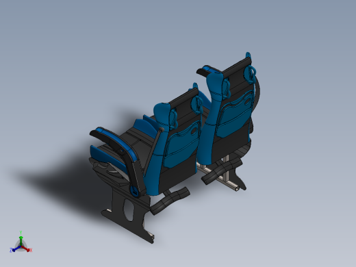 汽车座椅(38)正等轴测缩略图