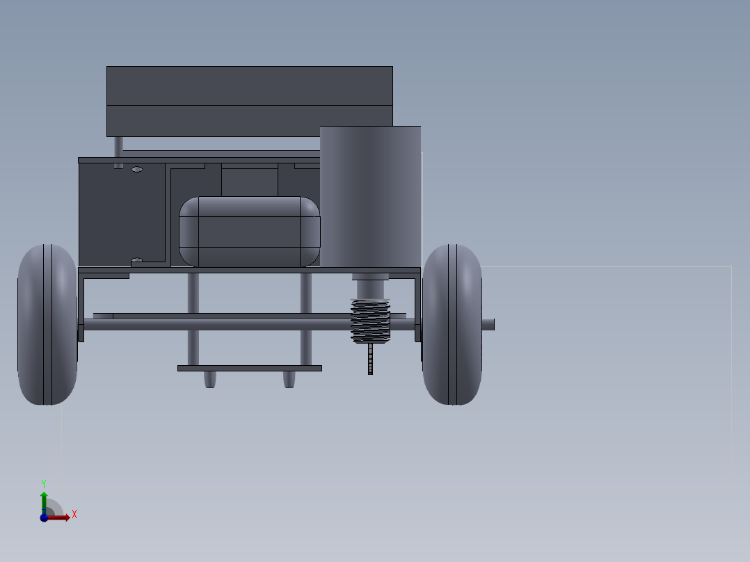 自动导引车前视图