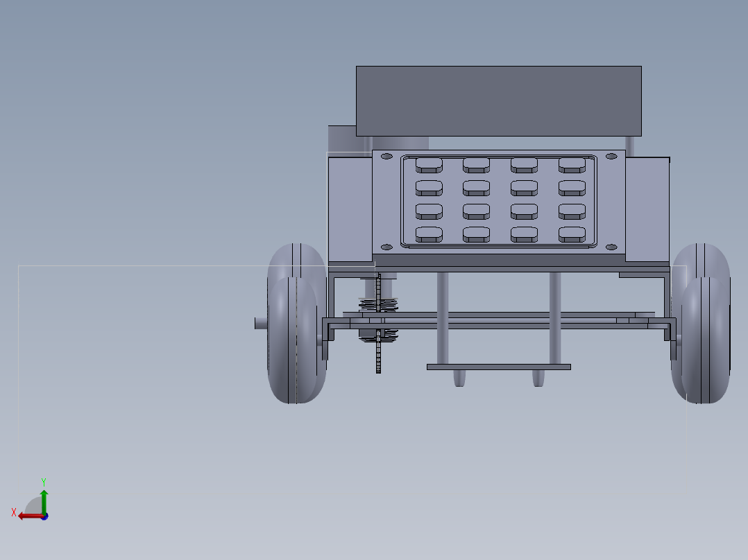 自动导引车后视图
