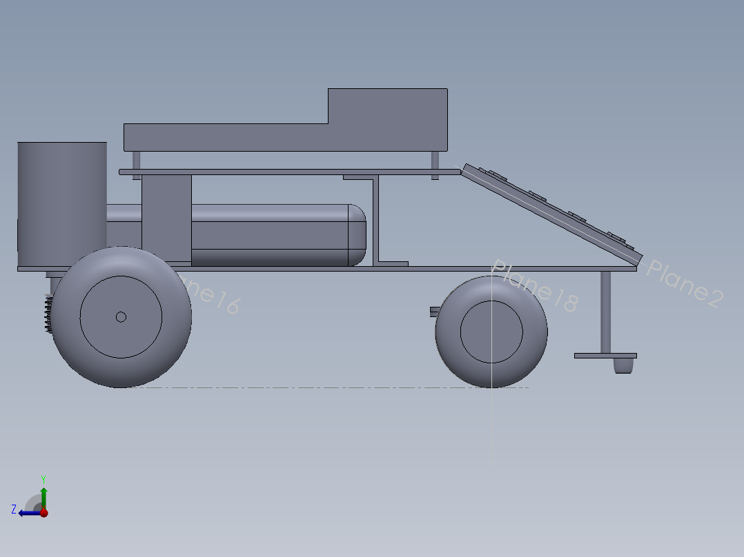 自动导引车右视图