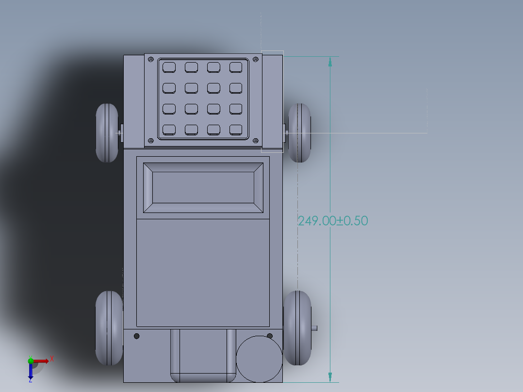 自动导引车俯视图