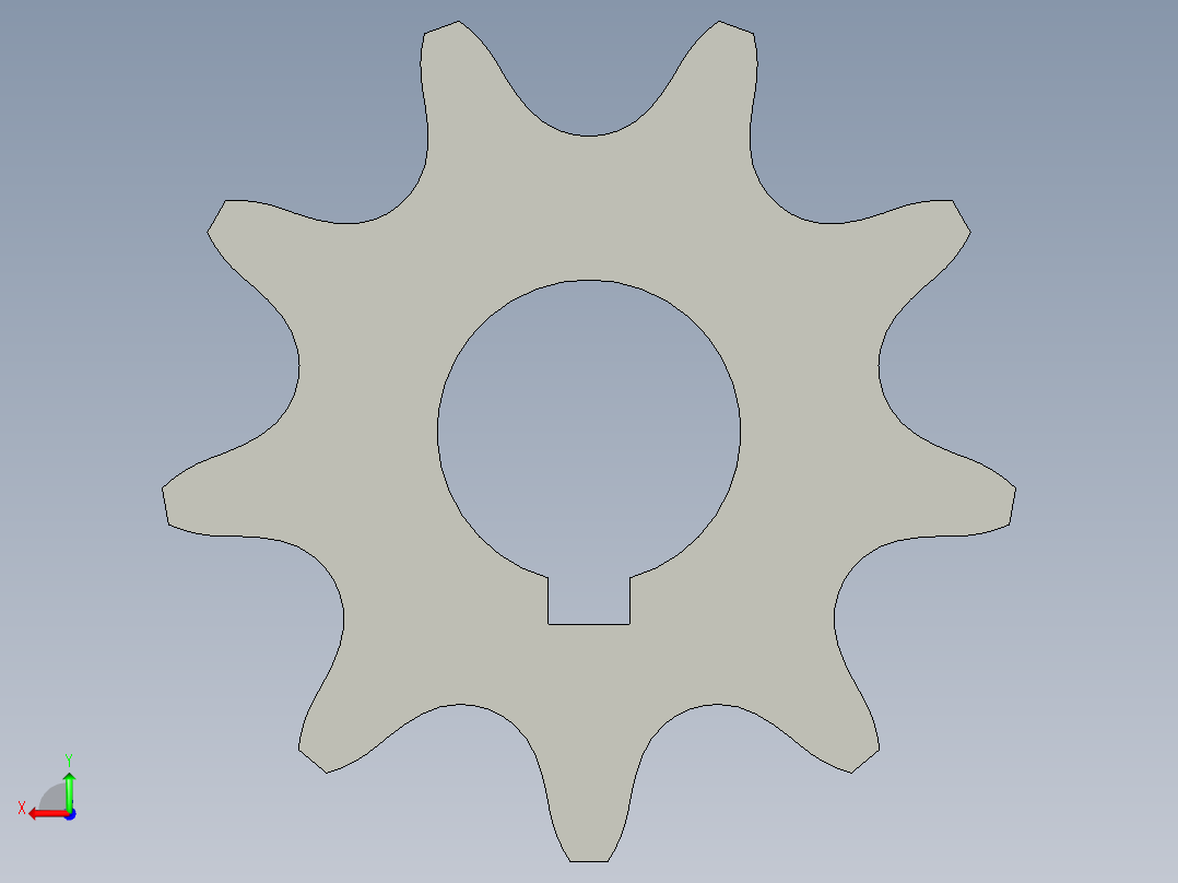 25倍254节距主动轮(汇利兴后视图