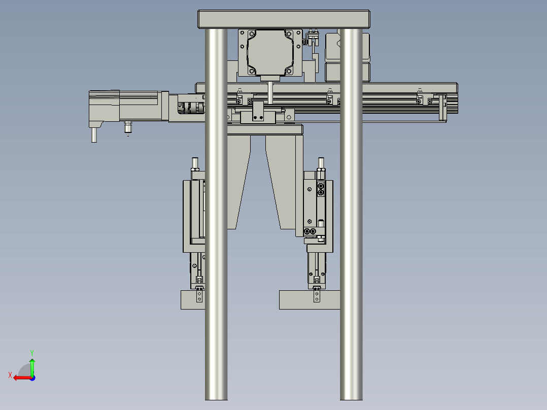 M080-双夹爪移栽模组后视图