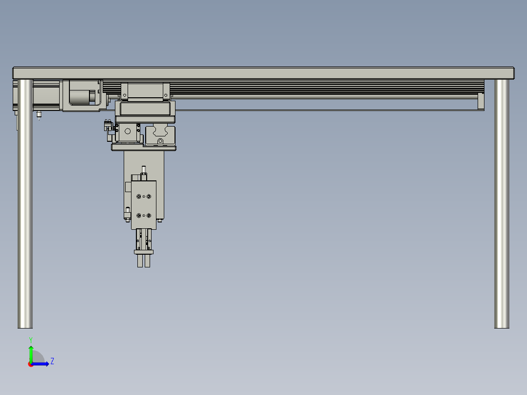 M080-双夹爪移栽模组左视图