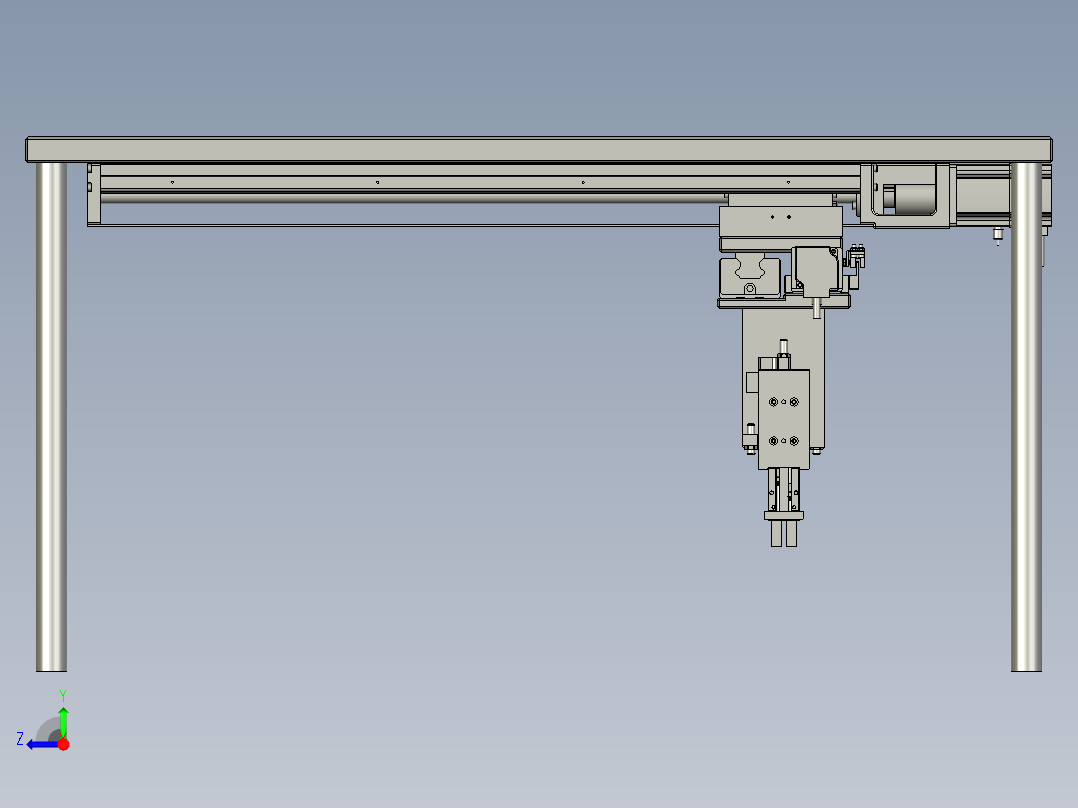 M080-双夹爪移栽模组右视图