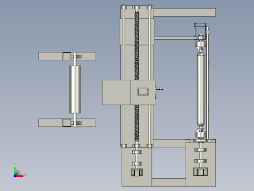 高效纺织纱线缠绕设备前视缩略图