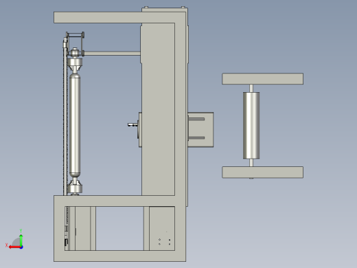 高效纺织纱线缠绕设备后视缩略图