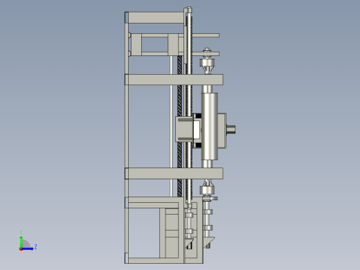 高效纺织纱线缠绕设备左视缩略图