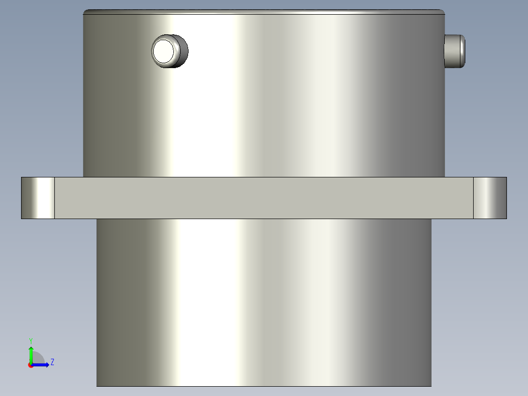 手动控制插座左视图