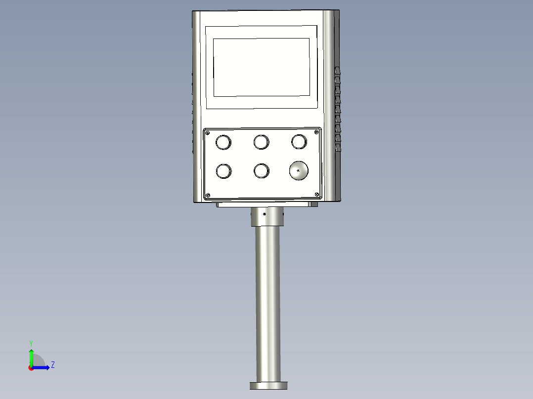 连体生产组装线-923203右压合铜械手悬臂安装组件-1左视图