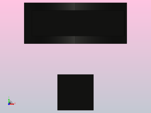 玻璃桌子前视缩略图