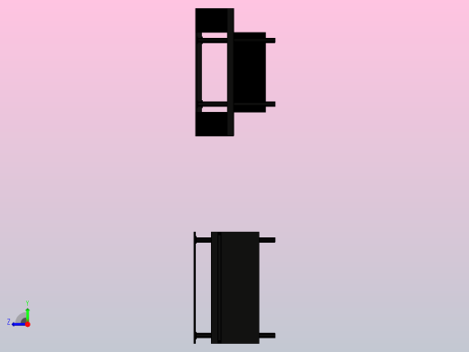 玻璃桌子右视缩略图