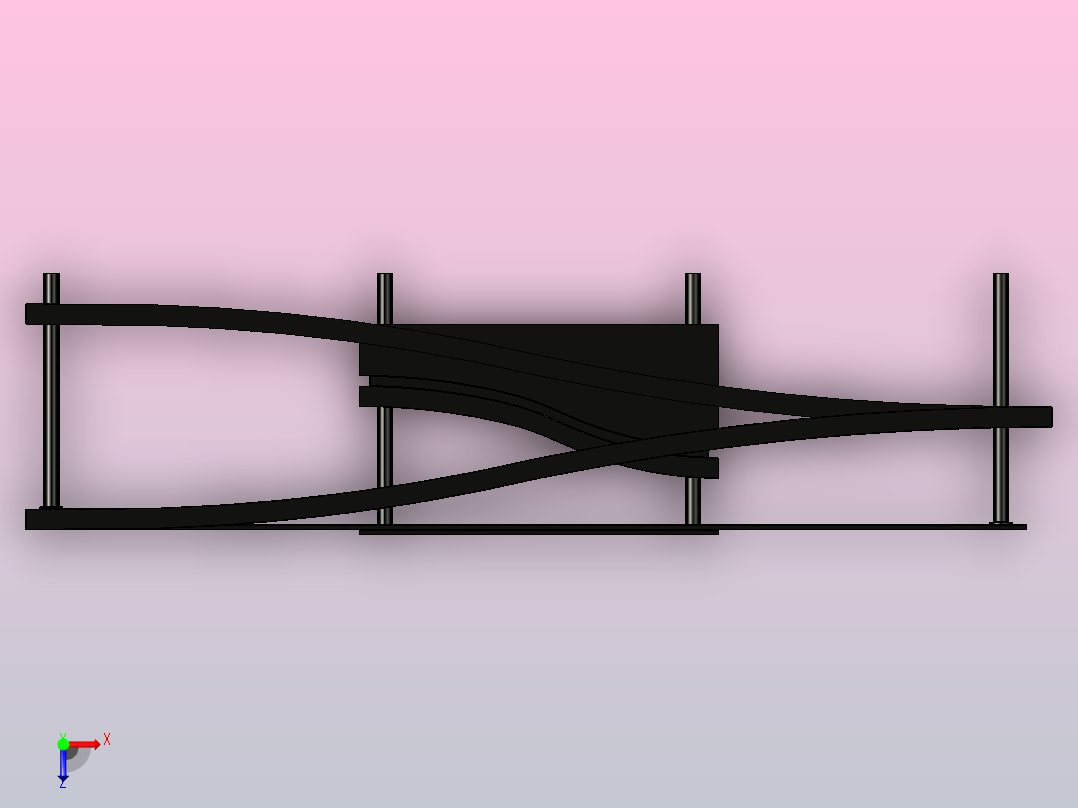 玻璃桌子俯视图