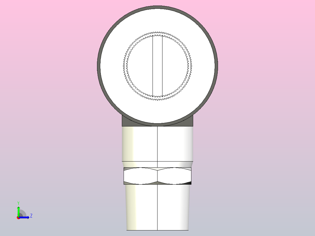 ISE 带节流消声器的快速排气阀[ISE08-02] 左视图