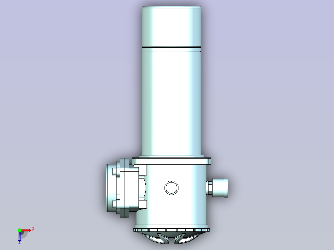 TFR630吸油过滤器俯视图