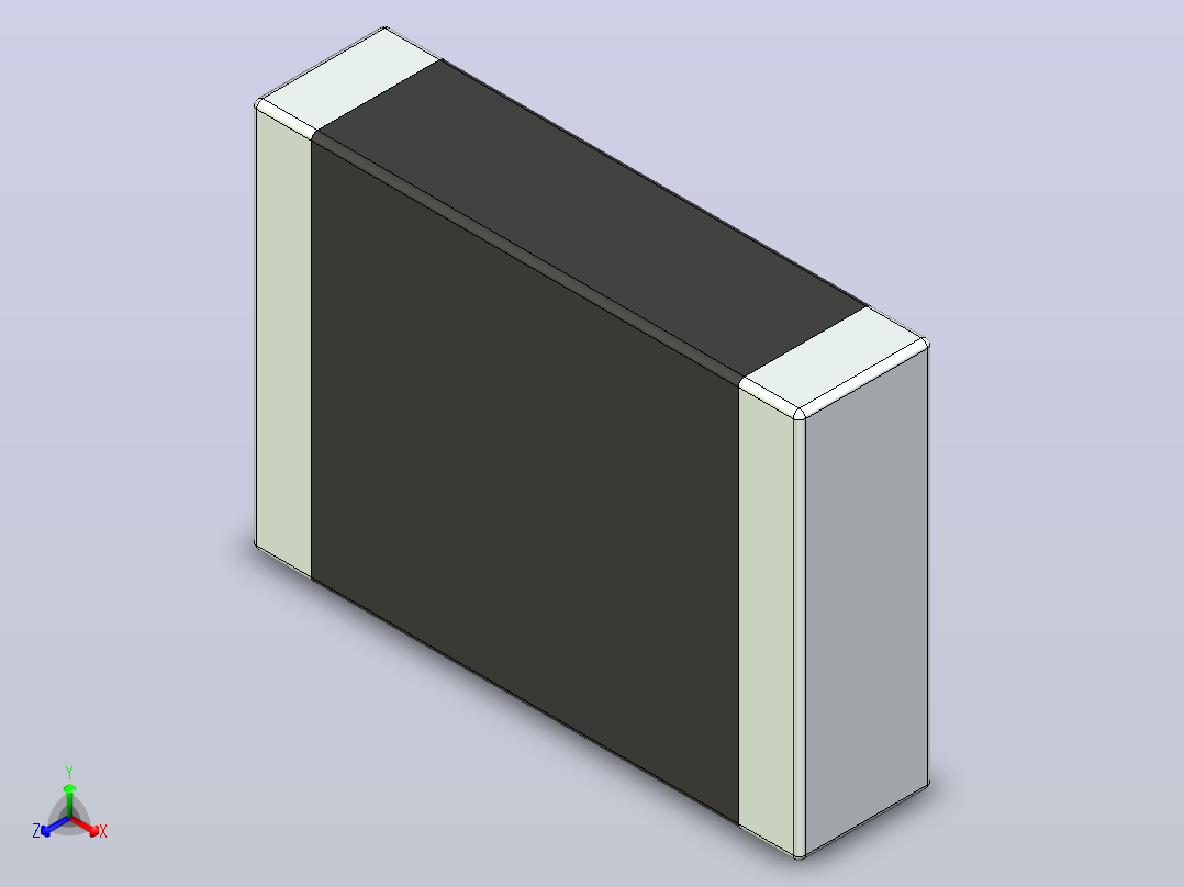 87x 片式电阻器封装 （SMD）RESC4532X110N主视图