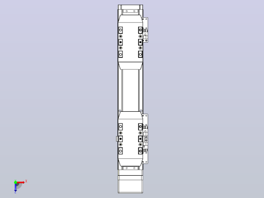 滚珠丝杠线性轴TPA-GCRS-50-1205C-L25-MP-M10-N3俯视缩略图