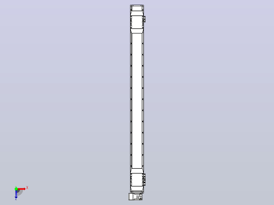 皮带直线轴双滑块型TPA-GCBS-120-P70-L600-LU-M20-N3俯视图