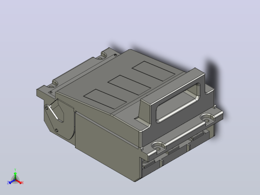 HR6-250_30 3P熔断器式隔离开关三维模型202011