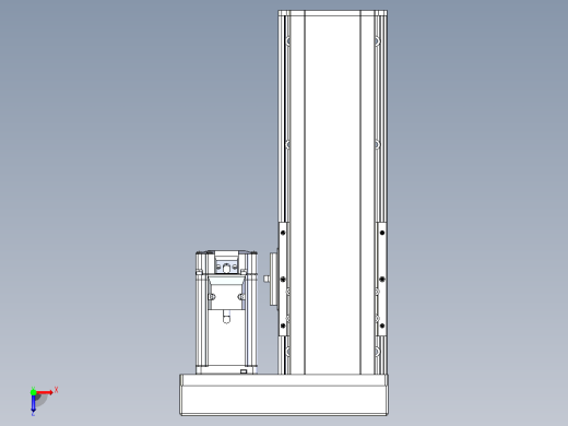 日规模组半封闭丝杆TPA-HNR-105D-1610C-L150-ML-C-P40-N3俯视缩略图
