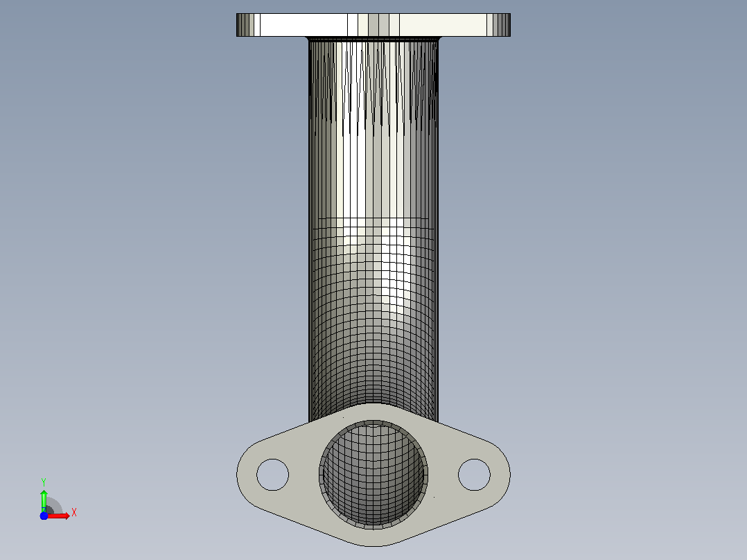 Flanged90弯头_7前视图
