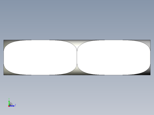 薄锁紧螺母-包含所有配置的Solidworks零件文件左视缩略图