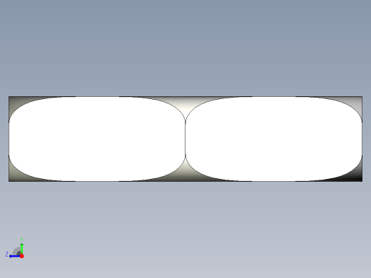 薄锁紧螺母-包含所有配置的Solidworks零件文件右视缩略图