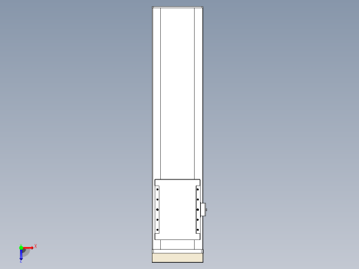 滚珠丝杠直线轴带导轨全封闭TPA-HCR-202D-2510C-L650-MP-Y-P75-N3俯视缩略图