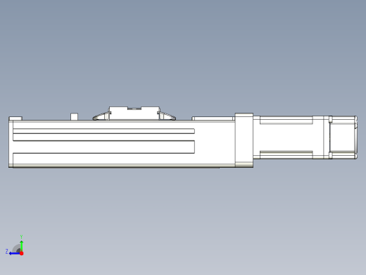 无尘螺杆滑台KCH5M-50-BC-100W-C4右视缩略图