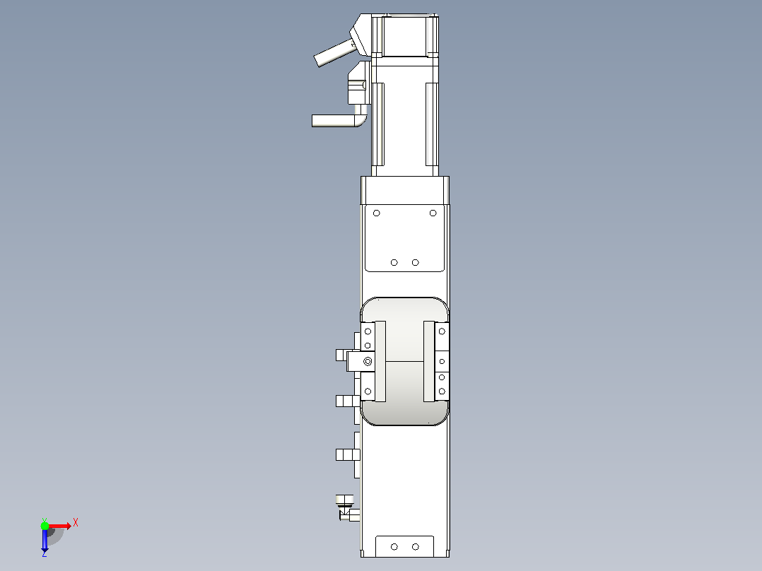 无尘螺杆滑台KCH5M-50-BC-100W-C4俯视图