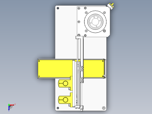 旋钮转台俯视缩略图