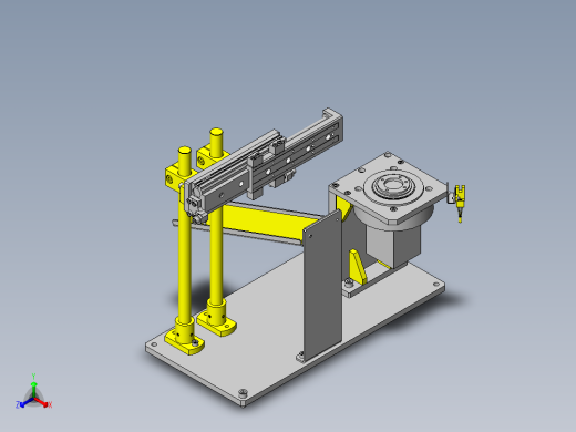 旋钮转台正等轴测缩略图