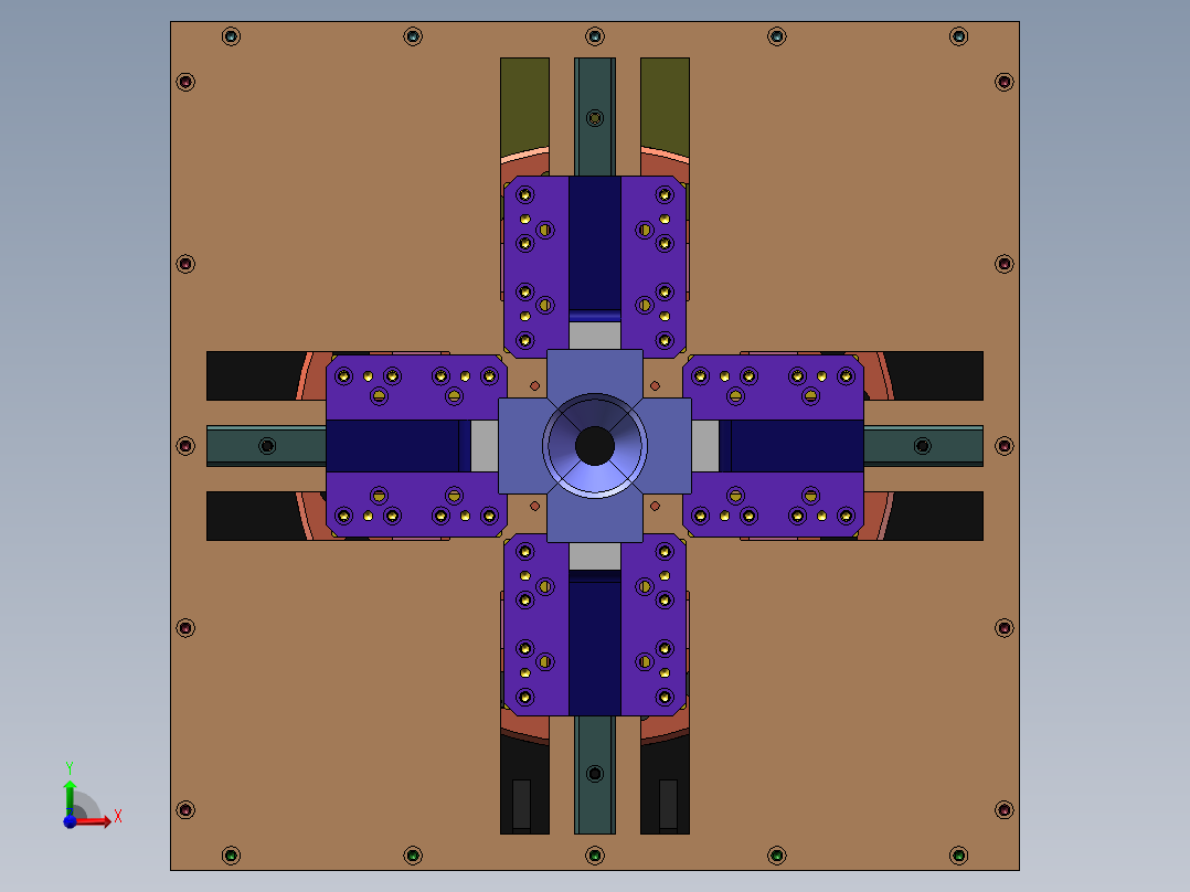 金属管热压缩口机sw20可编辑前视图