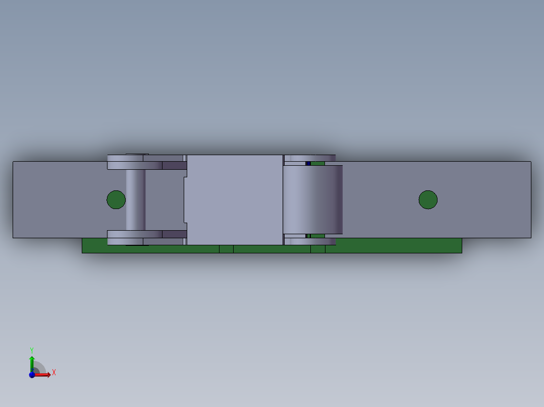 微动开关 有仿真有视频有i文件3D模型（2）前视图