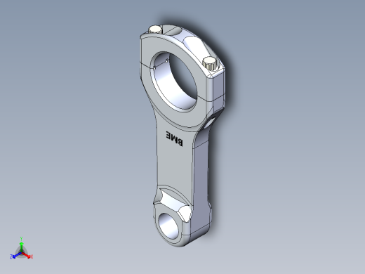 BME铝杆正等轴测缩略图