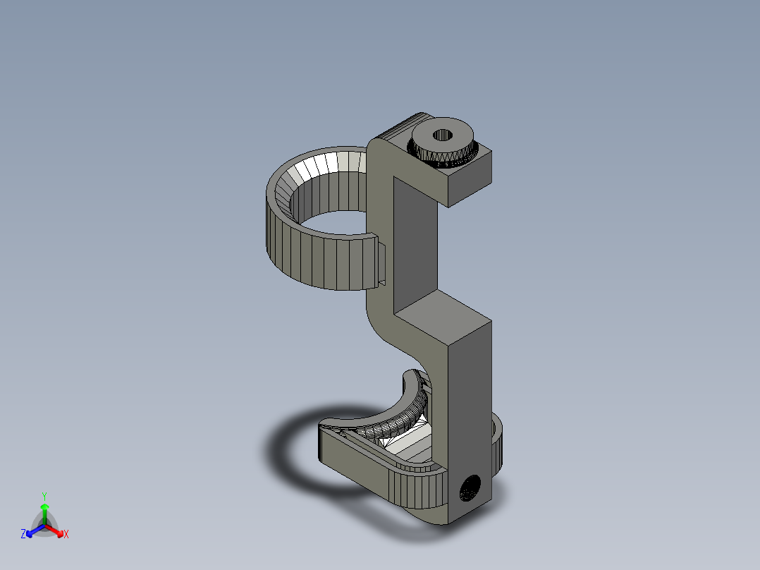 支架环正等轴测图