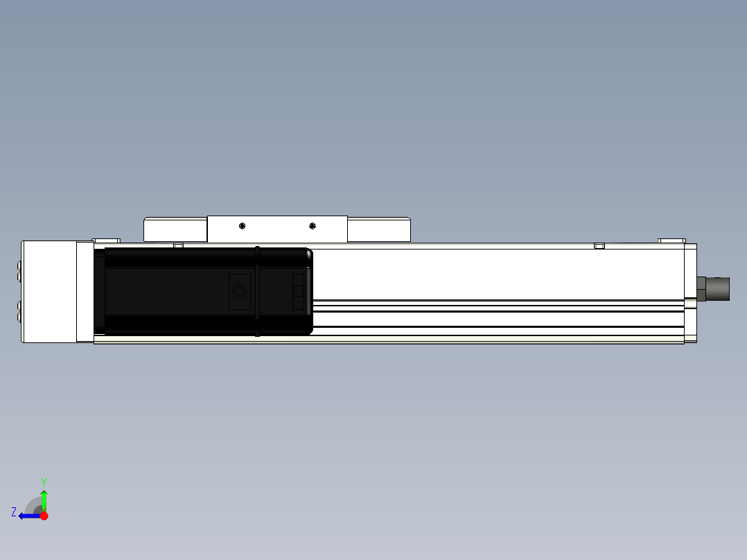 Toyo东佑达直线模组-ECH14-150-BL-400W+煞車右视图